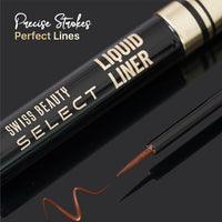 SWISS BEAUTY Select Here To Stay Semi-Matte Liquid Waterproof Eyeliner | With Precise & Pointed Tip | Smudge-Proof, Transfer- Proof | Shade- Infinite Purple| 3ml |