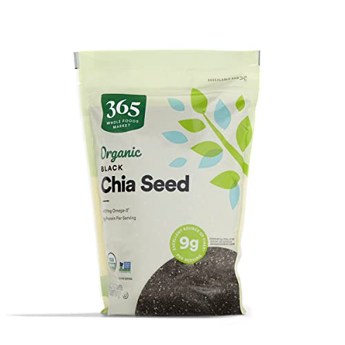 365 Chia Seed Black Organic, 32 Ounce