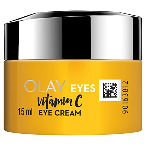olay eye cream | Reduces Dark Circle, Wrinkles and Puffiness | With Peptides and Niacinamide | Normal, Oily, Dry & Combination Skin l Paraben & Sulphate free | 15ml (Vitamin c)