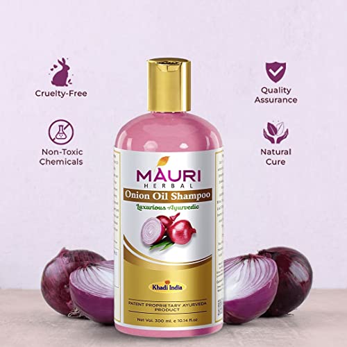 Khadi Mauri Herbal Onion Oil Shampoo 300 ml