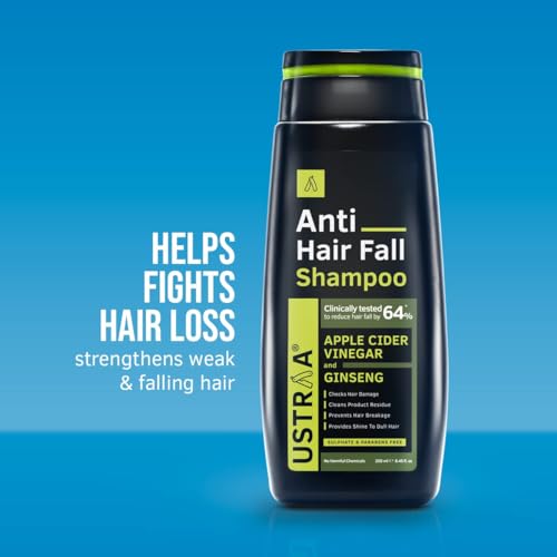 Ustraa Hair Growth Kit (Anti Hair fall Shampoo 250ml, Hair Growth Vitalizer 100ml & Hair Growth Cream 100g)- Controls Hair Fall, Boosts Hair Growth, For All Hair Types