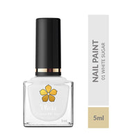 Olivia Nail Paint for Glossy Finish - 5ml (1 White Sugar)