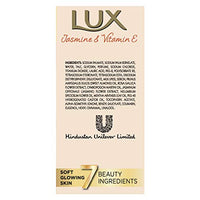Lux Jasmine & Vitamin E Beauty Soap Bar For Glowing Skin Combo Offer Pack 8x150 g