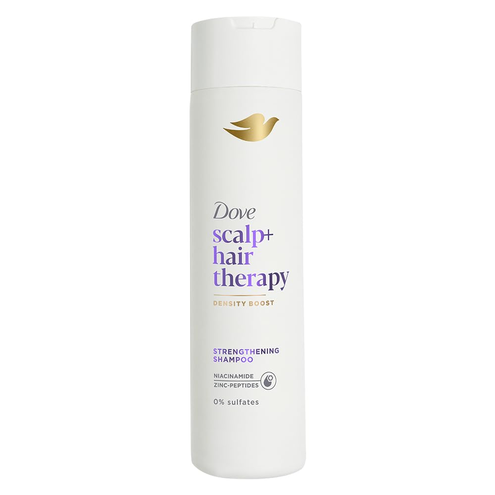 Dove Scalp + Hair Therapy Sulphate Free Density Boost Strengthening Shampoo With Niacinamide And Zinc-Peptides For Visibly Denser Hair, 270 g