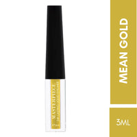 Million Colors Masterpiece Metallic Liquid Eyeliner Golden, 3ml | Quick Drying & Stays up to Hours | Waterproof, Transfer Proof & Long Lasting Eye Makeup
