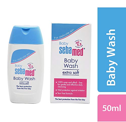 Sebamed Childrens' Shampoo, 500ml & Seba med gentle baby wash (50ml)
