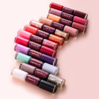 Typsy Beauty 2 In 1 Gel Nail Polish | Purple & Light Purple | Quick Drying | Glossy Finish | Long Lasting | Chip Resistant |10 ml