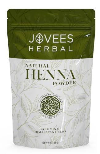 Jovees Herbal Mehandi/Henna Powder | With Amla, Shikakai & Brahmi Powder | For Extra Conditioning | Control Hair Fall & Repairs Damaged Hair 150G