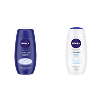 Nivea Shower Gel, Crème Care Body Wash, Women, 250ml And Shower Gel, Crème Soft Body Wash, Women, 250ml