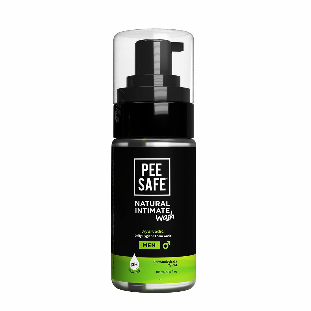 PEESAFE Natural Intimate Wash For Men | Lemongrass Fragrance | 100Ml & Pee Safe Natural Intimate Wash For Women | Lemongrass Fragrance | 105Ml