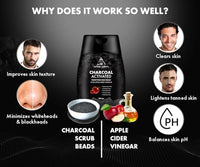 Urbangabru Hair Volumizing Powder 10 GM & Charcoal Face Wash 120 GM - Men's Grooming Combo Kit