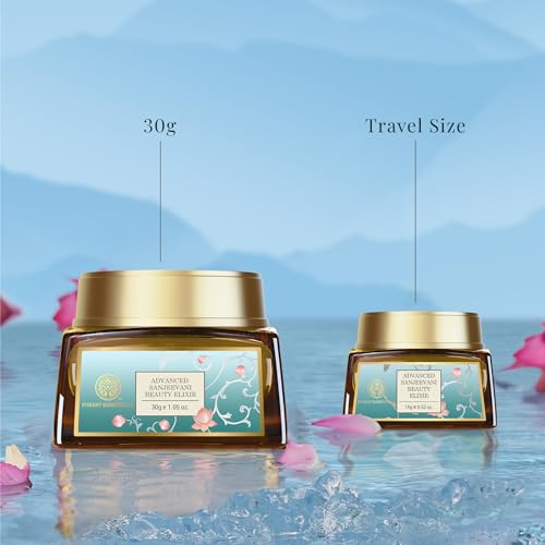 Forest Essentials Sanjeevani Herb Infused Day Cream | Pre-Moisturiser Day Cream Evens Out Skin Texture | Revives Damaged Cells | With Omega 3, 6, & 9, Hyaluronic Acid, Red Algae Extracts