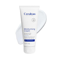 Cerulean Moisturiser for Dry Skin | Glycerin & Hyaluronic for Intense Moisturizing and Skin Strengthening | 100gm | Non-Greasy Barrier Repair Cream with Vitamin E | Dermatologist Recommended Moisturising Cream for Women | Paraben & Fragrance-Free | Non-Co