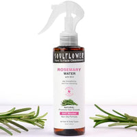 Soulflower Rosemary Water spray Niacinamide Mint| Heat Protection Spray For Hair regrowth, Anti Hair fall, Rosemary Anti frizz Hair Mist| Cool Thanda Relaxing effect, Non-Greasy Men & Women, 100ml.