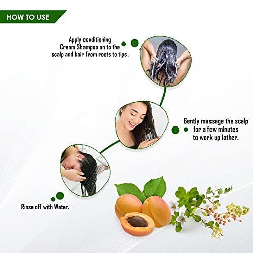 Khadi Mauri Herbal Conditioning Cream Shampoo For Dry & Damaged Hair Treatment & Deep Natural Conditioning, 210 Ml