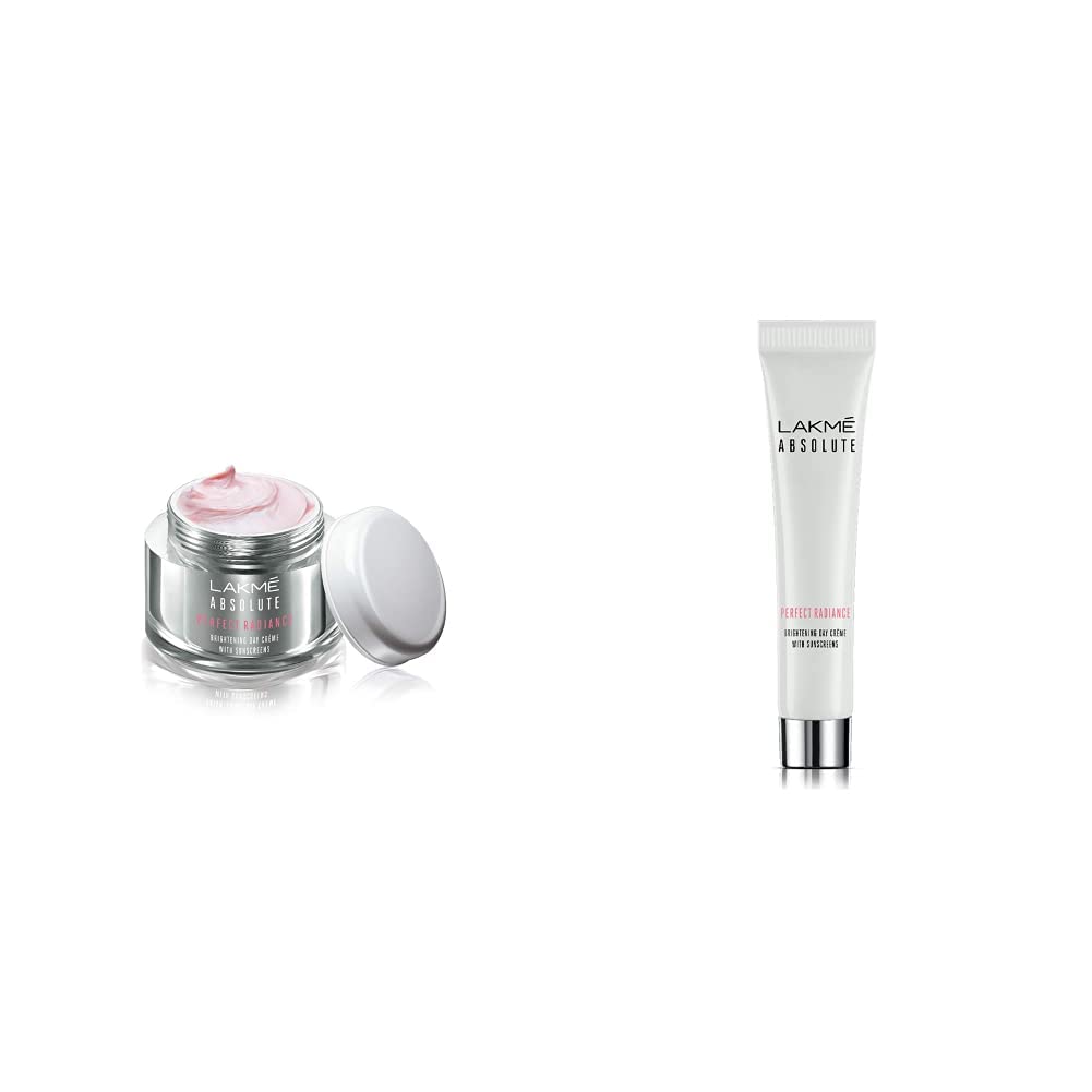 Lakmé Perfect Radiance Fairness Day Creme 50 G & Absolute Perfect Radiance Skin Lightening Day Cream 15 G