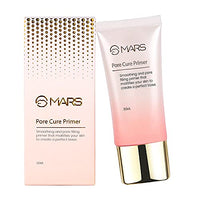 MARS Pore Cure Long Lasting Makeup Primer, Transparent, 30 ml,MARS Matte Liner | One Swipe Smooth Application | Long Lasting Lip Pencil | (1.6gm) (14-Choco Butte