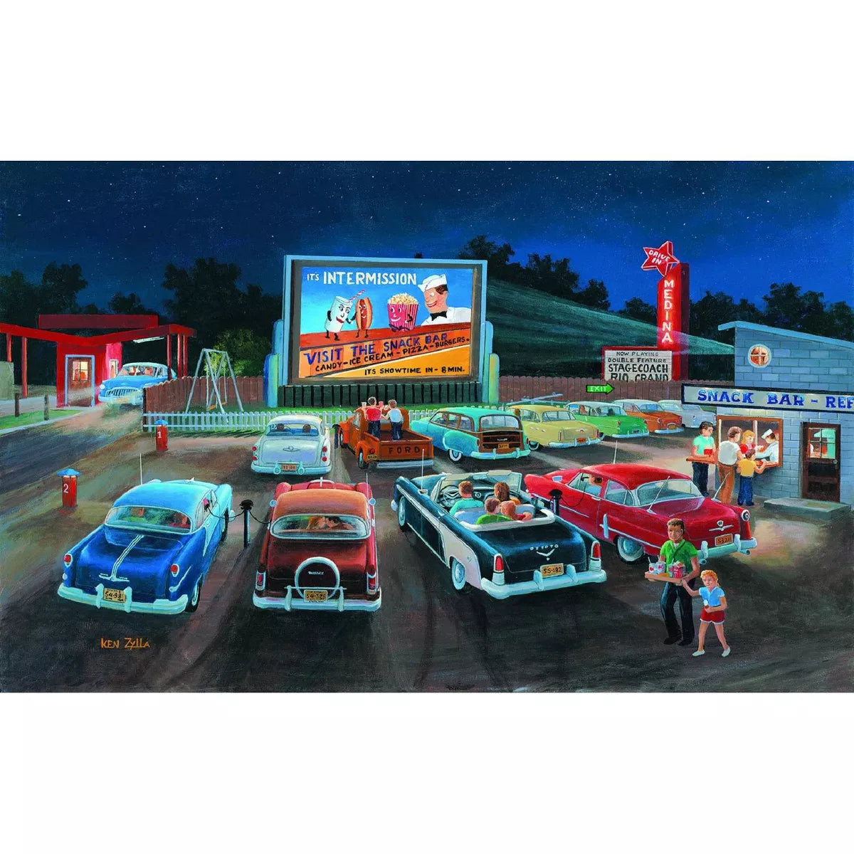 Sunsout at the Movies 300 Pc Jigsaw Puzzle 39908