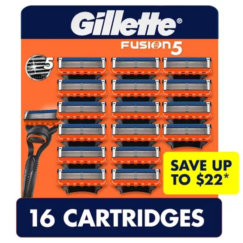 Gillette Fusion5 Men'S Razor Cartridges, 16 Ct.