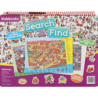 Sam'S Exclusive - Giant Family Search & Find Write on Wipe Off, Spiral Bound