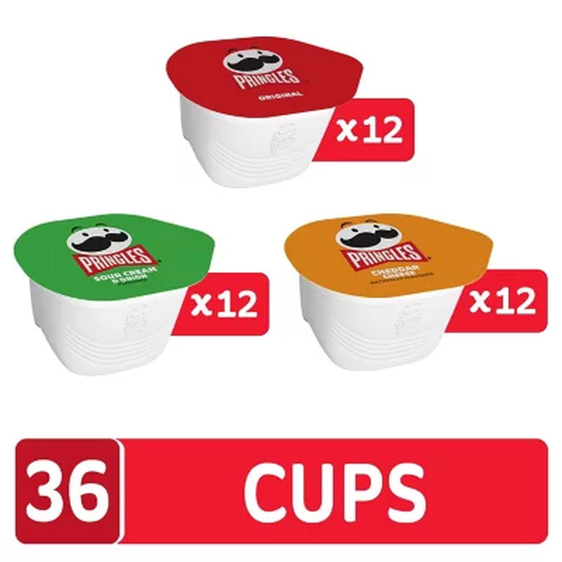 Pringles Snack Stacks Variety Pack Chips, 0.67 Oz., 36 Ct.