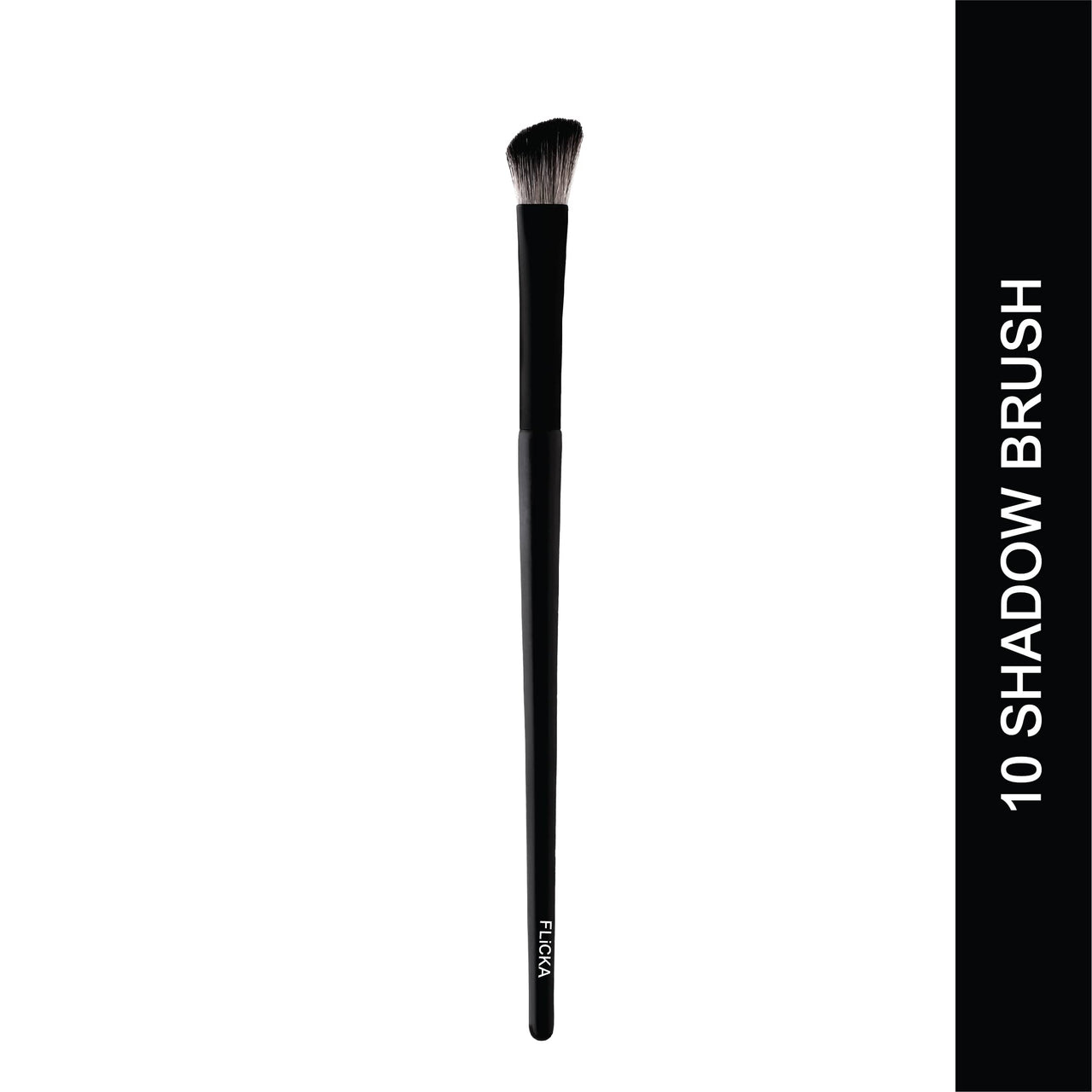 Flicka Eyeshadow Brush For Makeup, Cruelty Free Eyeshadow Blending Brush, Feather Soft Touch, 10 Shadow Brush