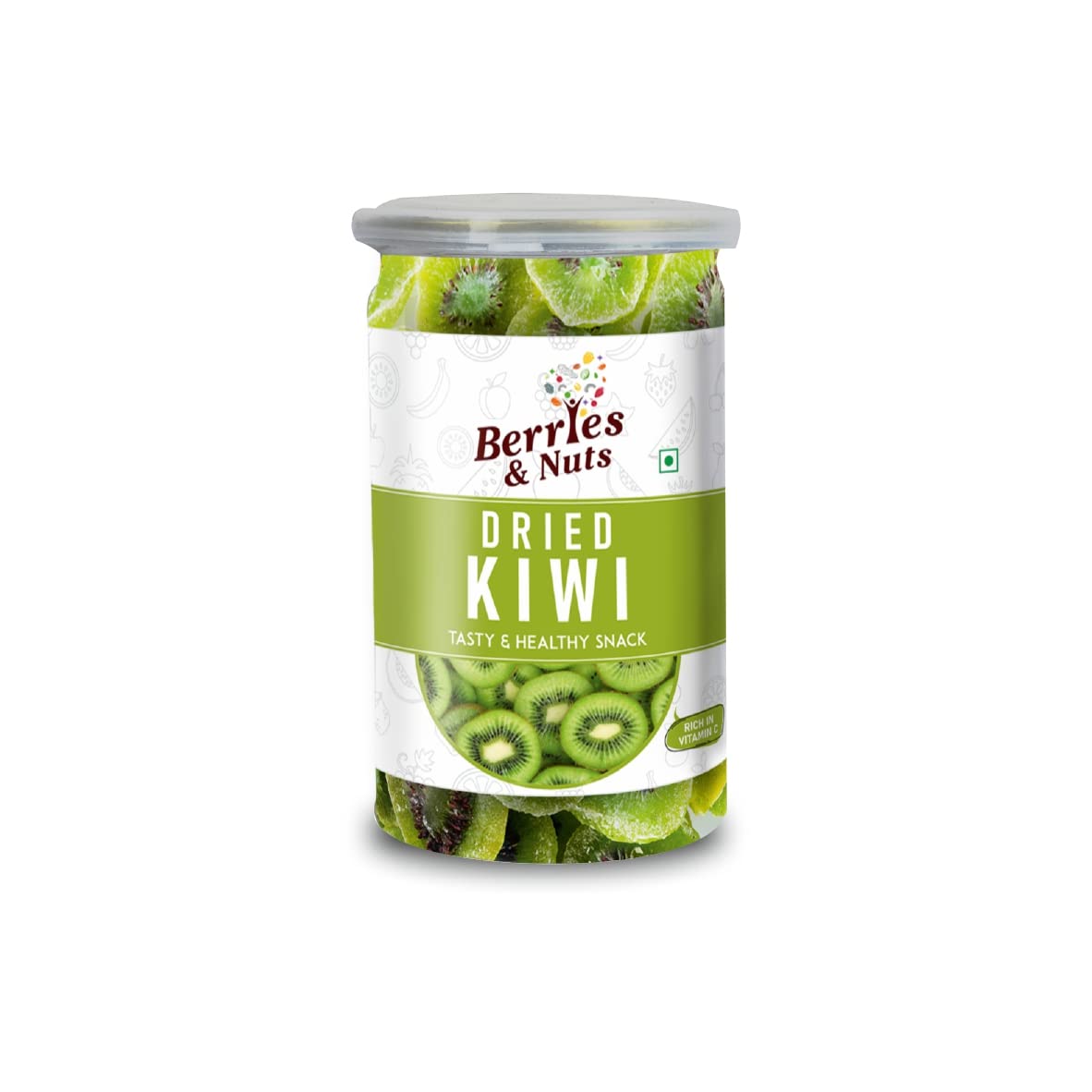 Berries And Nuts Dehydrated Dried Kiwi & Strawberry Combo | Kiwi 200 Grams & Strawberry 200 Grams