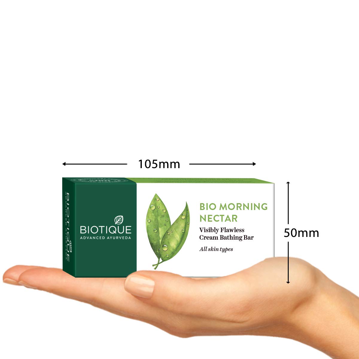 Biotique Bio Morning Nectar Flawless Cream Bathing Bar, 150g (Pack of 2)