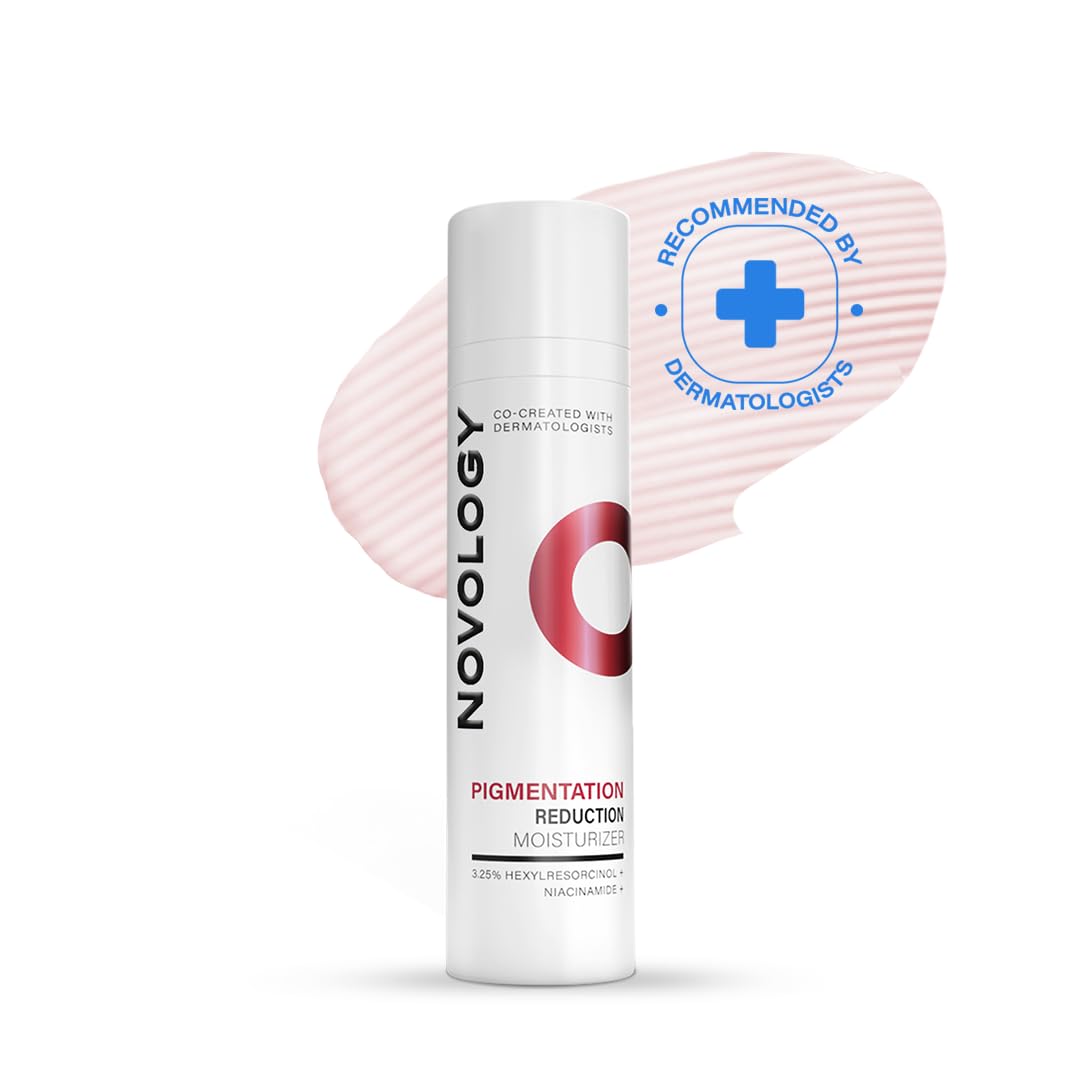 Novology Pigmentation Reduction Moisturiser for Dark Spots, Acne Marks and Uneven Skin Tone with Niacinamide| Suitable for All Skin Types| 50g