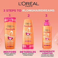 L'Oreal Paris Shampoo, Nourishes, Repair & Shine, For Long and Lifeless Hair, Dream Lengths, 340 ml