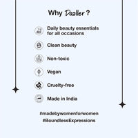 Dazller College Makeup Essentials 4 - Eyes on Point|Kajal|Mascara|Eyeliner|Eyebrow|Water-Resistant|Smudge-proof|Starter Makeup Kit for Women|7.45g