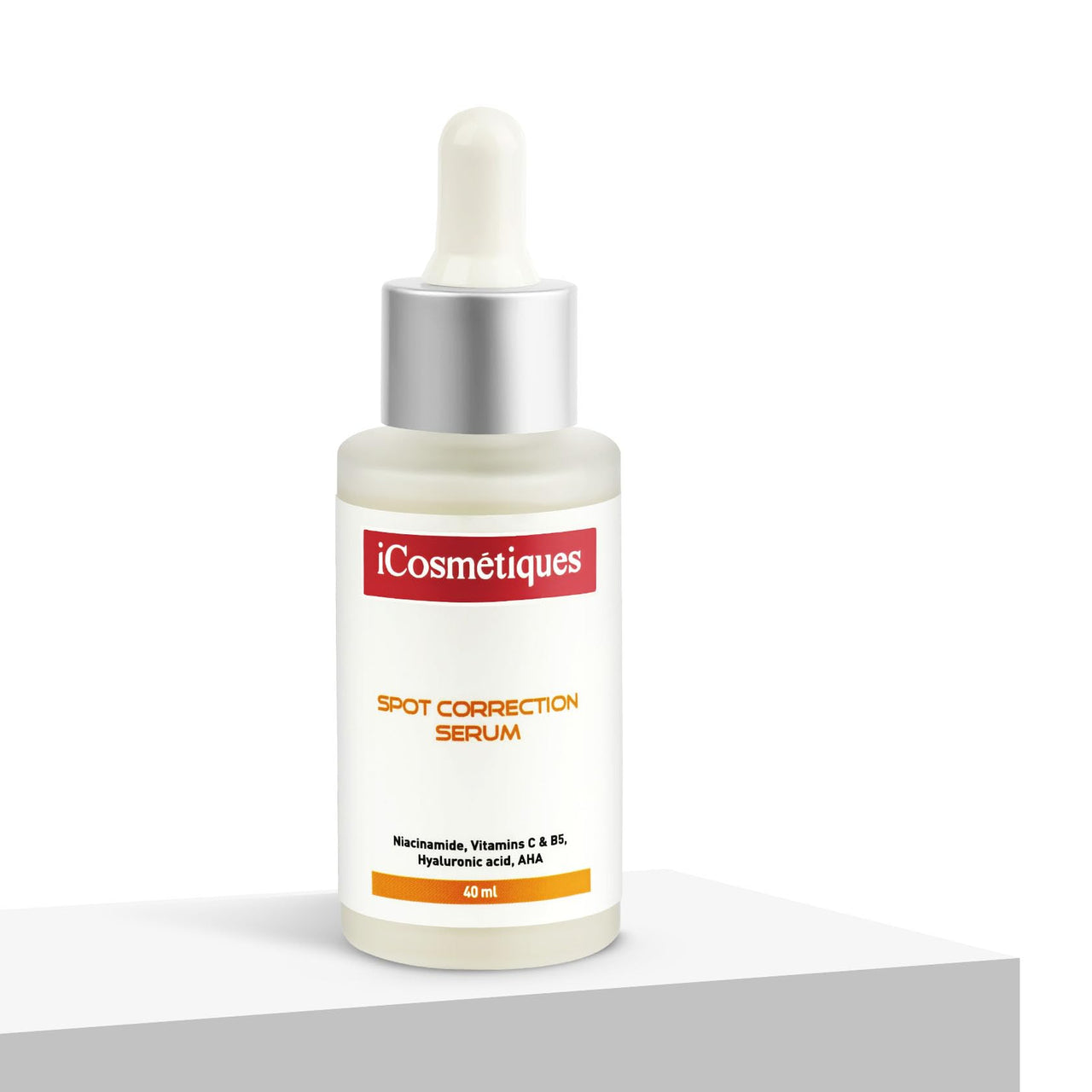 iCosmetiques Spot Correction Face Serum |For Bright, Even Skin Tone |Niacinamide, Hyaluronic Acid & Vitamin C |Infused with Himalayan Glacial Water |Unisex Advance Care Formula |40ml