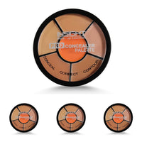 INSIGHT Cosmetics Glossy Pro Concealer Full Palette-Concealer|Conceal |Correct |Contour |Waterproof |Crease Resistance |Long Lasting |Oil Control (CR105-Concealer) (Pack Of 4)