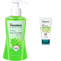 Himalaya Herbals Purifying Neem Face Wash, 200Ml And Himalaya Herbals Purifying Neem Scrub, 100Gm