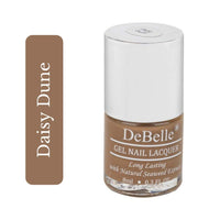 DeBelle Creme Finish Gel Nail Polish Daisy Dune (Deep Taupe), 8 Ml-Enriched With Natural Seaweed Extract, Cruelty Free, Toxic Free