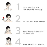 Ustraa De-Tan Face Mask - Dry Skin - 125 gm - Wash-off mask | Effective Tan Removal with White Charcoal | Removes Dead Skin & Pollutant | Anti-inflammatory properties of Aloe Vera