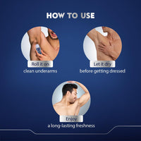 NIVEA Men Fresh Woody Protect And Care Roll On, 50Ml, Pack Of 1