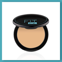 Maybelline New York Liquid Foundation Light Sun Beige & New York Compact Matte Powder,All Skin Type 128 Warm Nude, 8G, 2 count