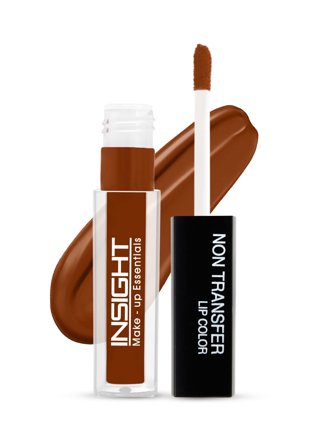 Insight Cosmetics Glitter Makeup Highlighter, 3.5 gm&Insight Non Transfer Lip Color, Matte Finish, 4ml (01 Joyfull)