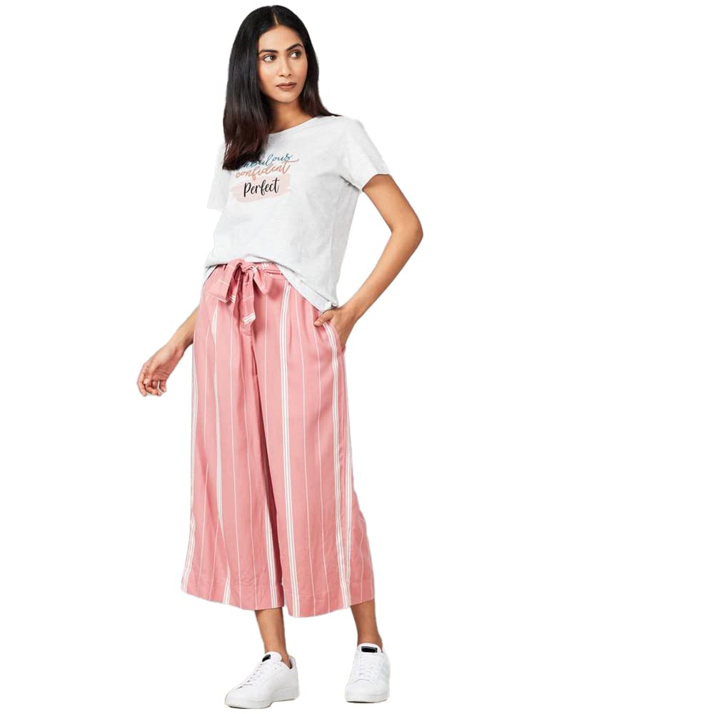 Infuse by Shoppers Stop Printed Viscose Full Length Womens Palazzo