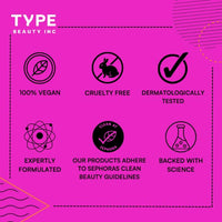 TYPE BEAUTY INC. Get Even Waterproof Concealer For Face Makeup with Vitamin C, Niacinamide & Bakuchiol | Reduces Dark Spots & Pigmentation | Crease Free | For Women & Men - Mocha (50) | 8 ML