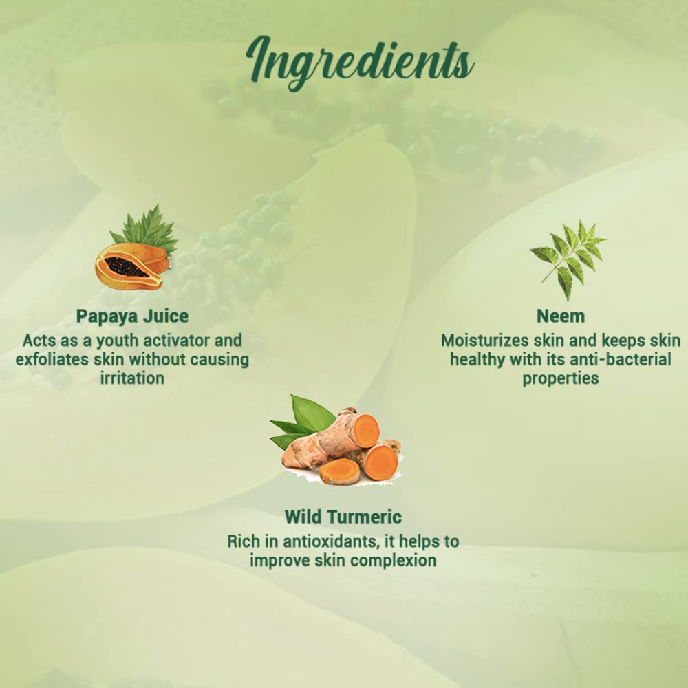 Biotique Papaya Tan Removal Brightening & Revitalizing Face Scrub | Gentle Exfoliation | Smooth and Clear Complexation | 100% Botanical Extracts| Suitable for All Skin Types | 100g (Pack of 3)