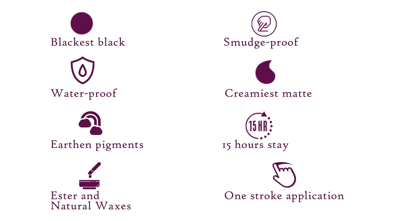 Dazller College Makeup Essentials 3 - All Nighter Trio|Kajal|Mascara|Eyeliner|Water-Resistant|Smudge-proof|Starter Makeup Kit for Women|5.95g