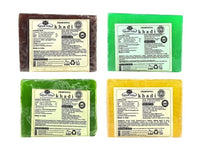 Khadi Pure Almond, Aloe Vera, Apricot & Lemon Soap, 125 G (Pack of 4)