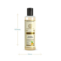 Khadi Natural Orange & Lemongrass Herbal Hair Conditioner for Frizzy and Damaged Hair, All Types, 210 Millilitre