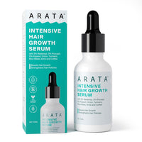 Arata Hair Growth Serum Concentrate with 3% Redensyl, 3% Procapil, 5% Kopexil, Caffeine and Rice Water | No Minoxidil Supports Hair Growth | Helps Reduce Hairfall | Serum For Women and Men | 30 ML