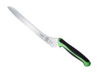 Mercer Culinary Millennia Colors 9-Inch Offset Wavy Edge Bread Knife, Green