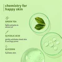 Plum Green Tea Face Toner For Oily, Acne-Prone Skin | With Glycolic Acid | Alcohol-Free | Fights Pimples | Tightens Pores | Controls Oil | Gently Exfoliates Dead Skin Cells | Women & Men | 200ml