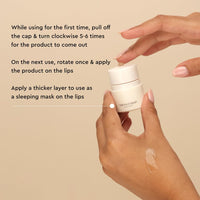 The Face Shop The Therapy Multi Vegan Lipcerin/Lip Mask with Peptides, Shea Butter & PHA