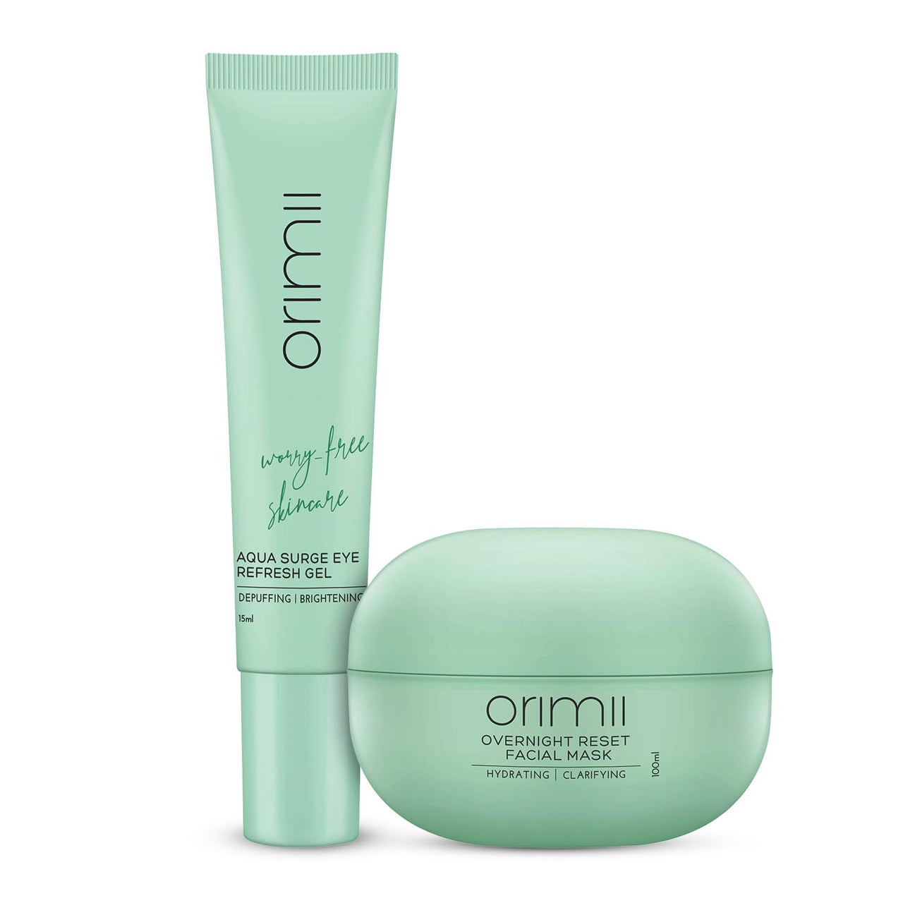 Orimii Overnight Care Regime with Firming Eye Cream & Sleeping Face Mask | Restores Naturally Glowing Skin in Pregnancy | Works Magic on Dull & Tired Skin